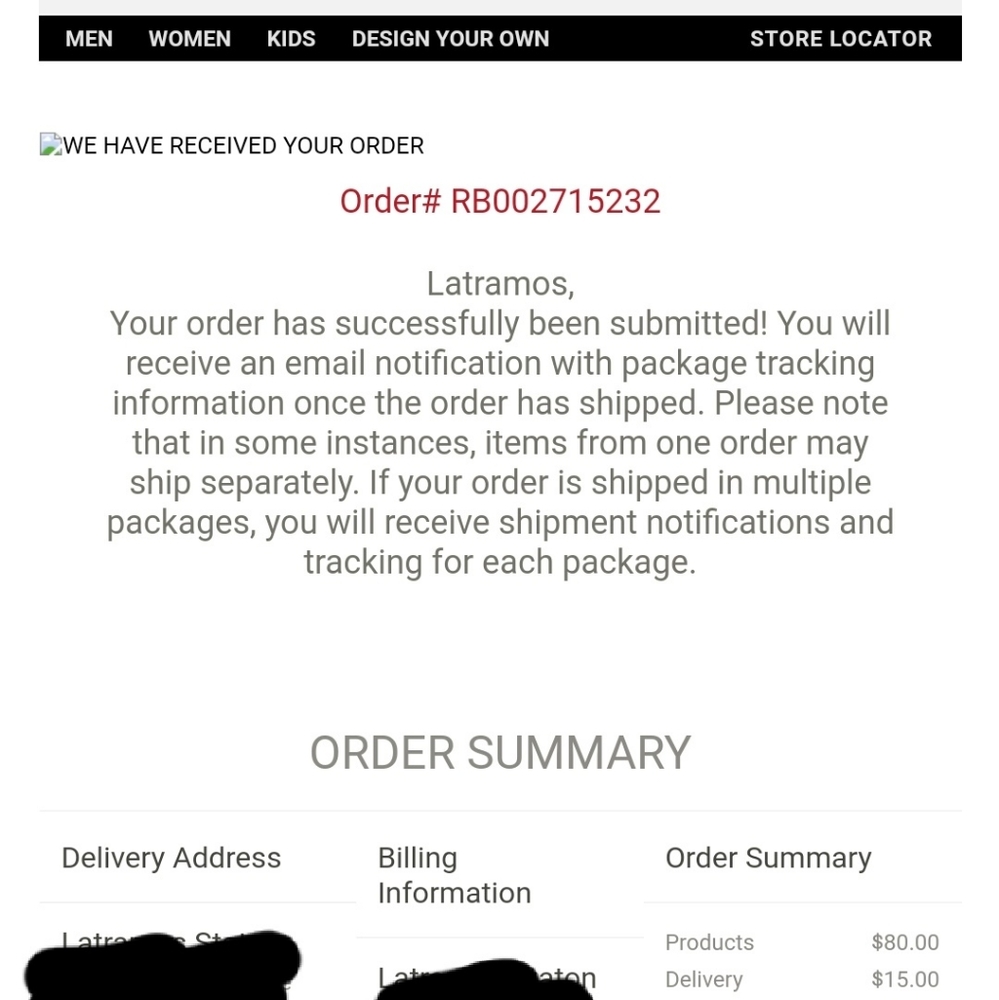 Sold Reeboks -Not for Sale